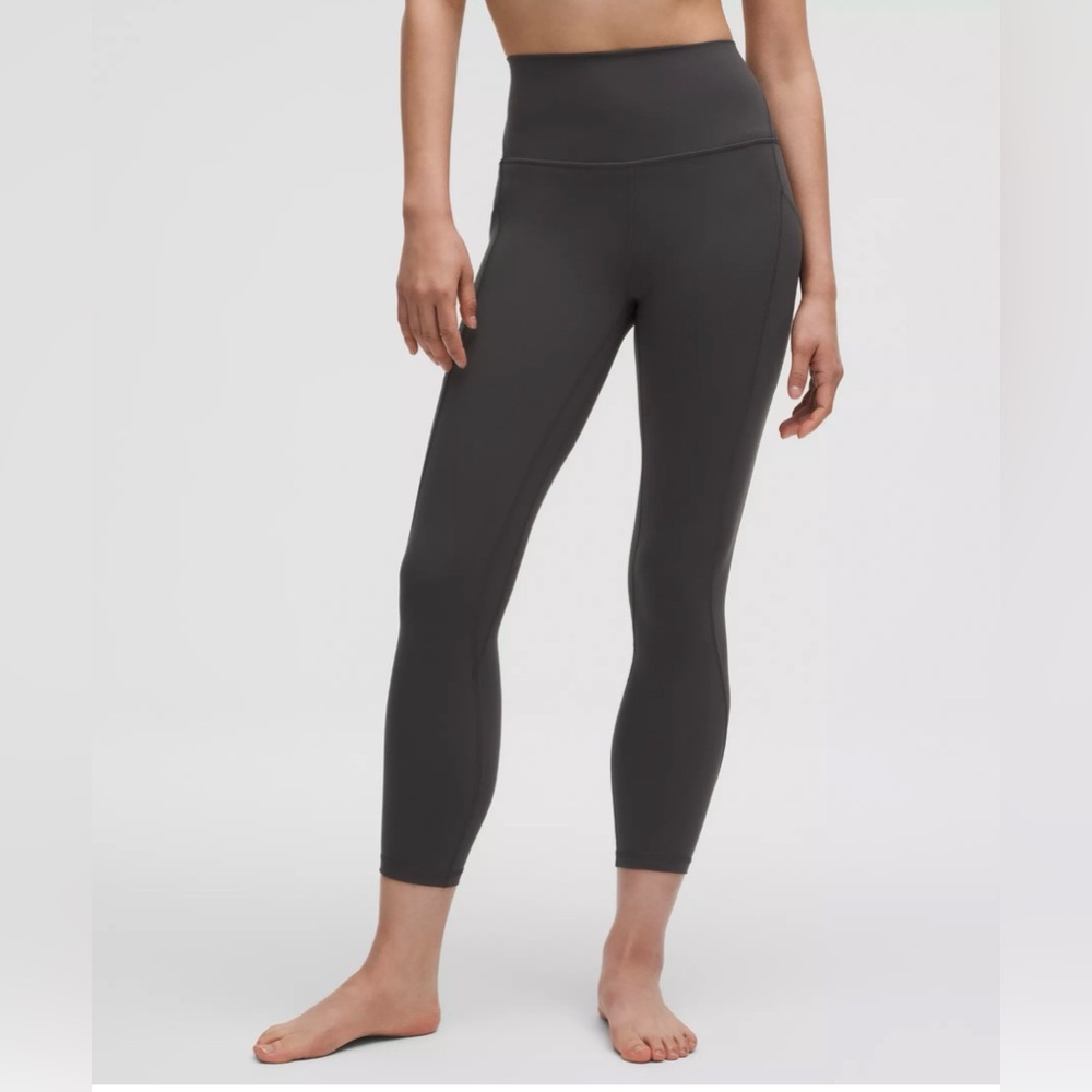 Lululemon Gray High-Waisted Leggings